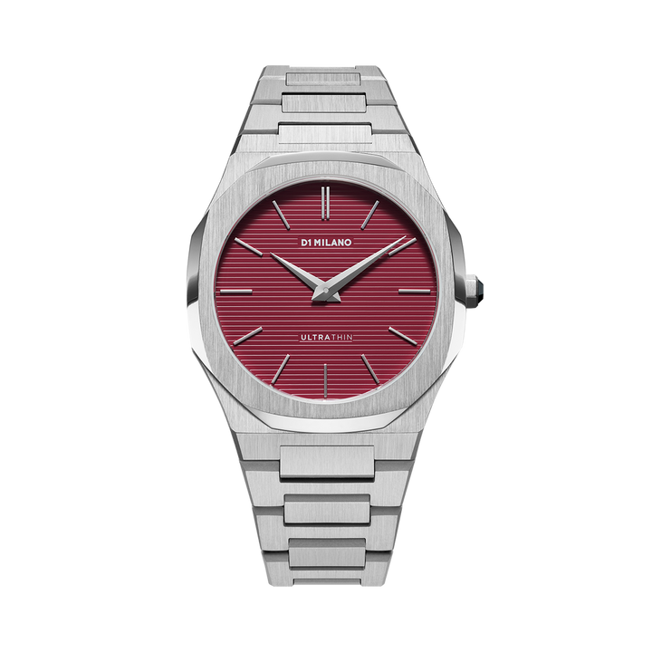 Montre Ultra Thin Bordeaux - Montre - D1 Milano - Les Champs d'Or