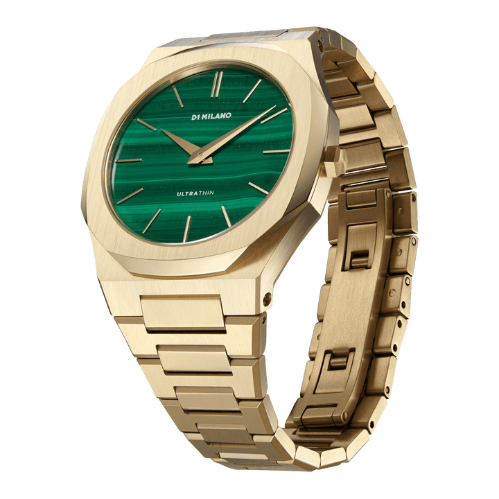 Montre Ultra Thin Malachite - D1 Milano - Montre - Les Champs d'Or