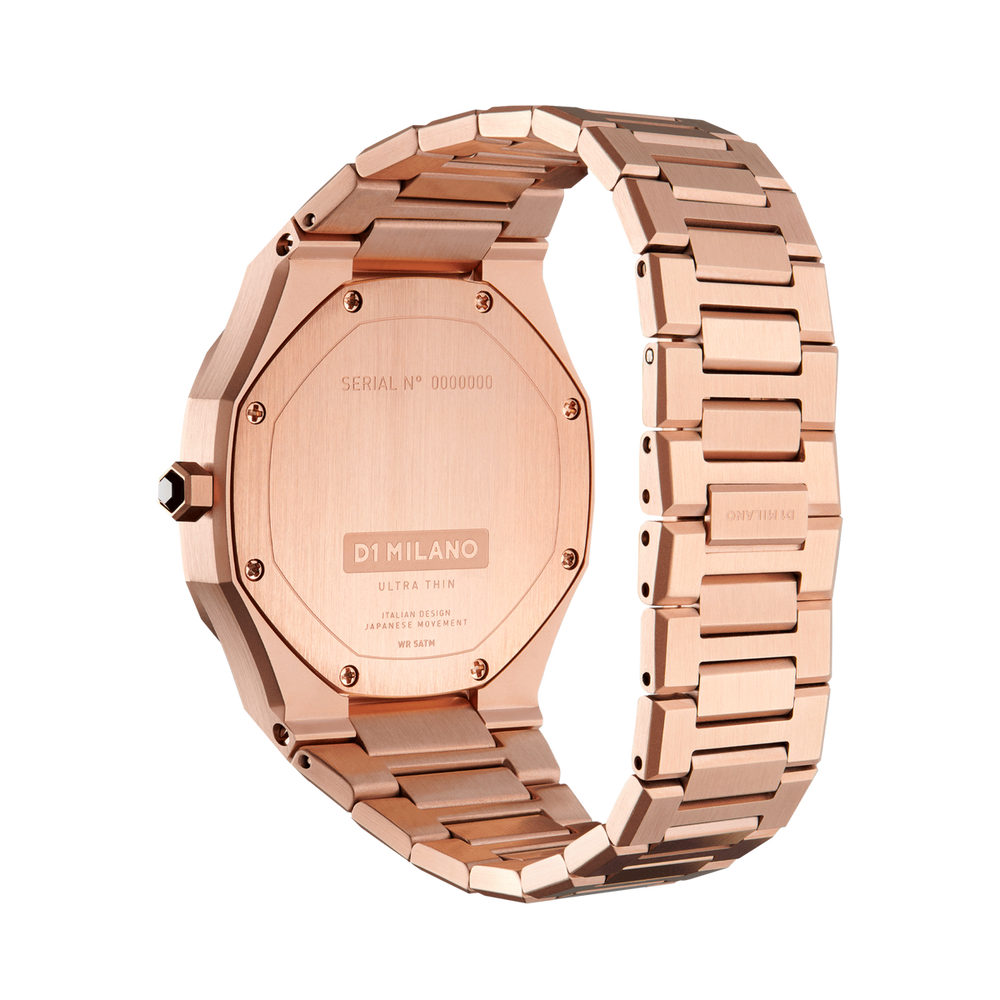 Montre Ultra Thin Rose Night - Montre - D1 Milano - Les Champs d'Or