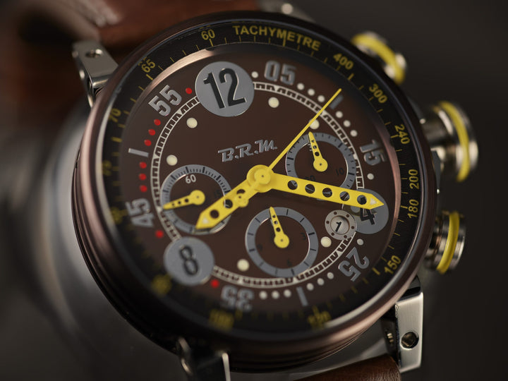 Montre V12-44-CHOCOLAT - Les Champs d'Or Montre B.R.M