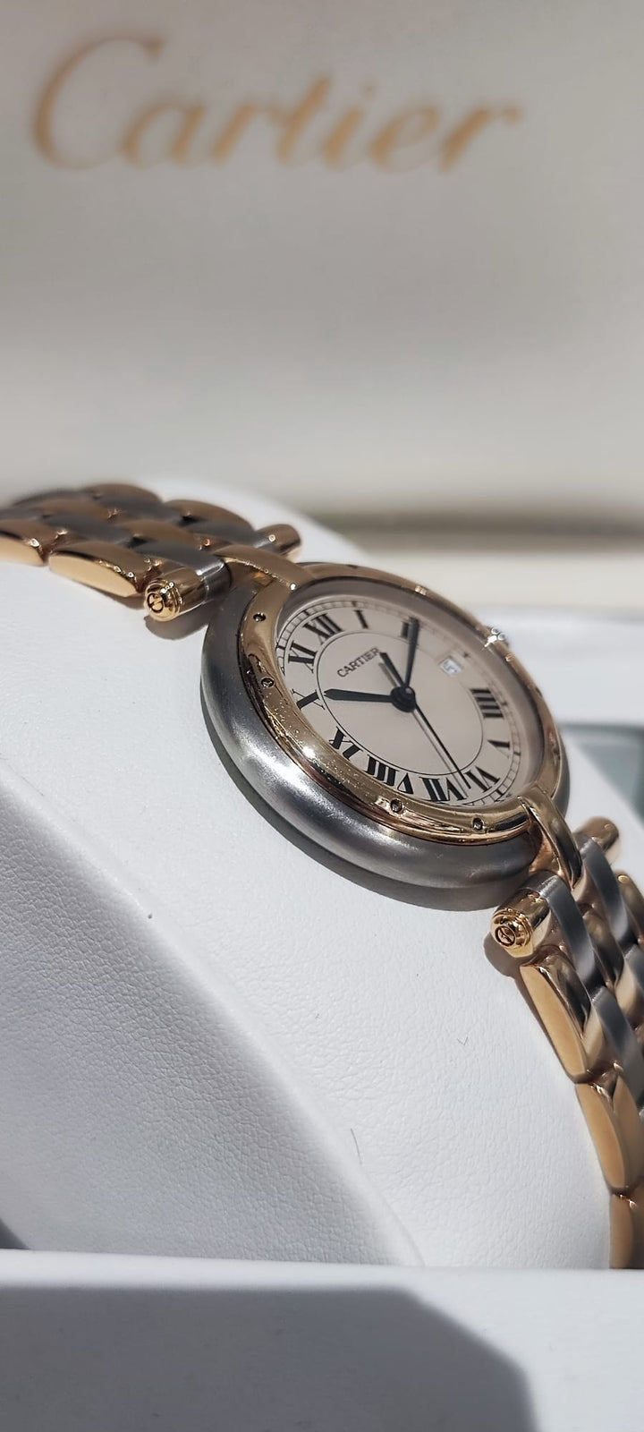 Montre Cartier Panthere Cougar Or Jaune et Acier d'occasion - Les Champs d'Or - Montre - Occasion