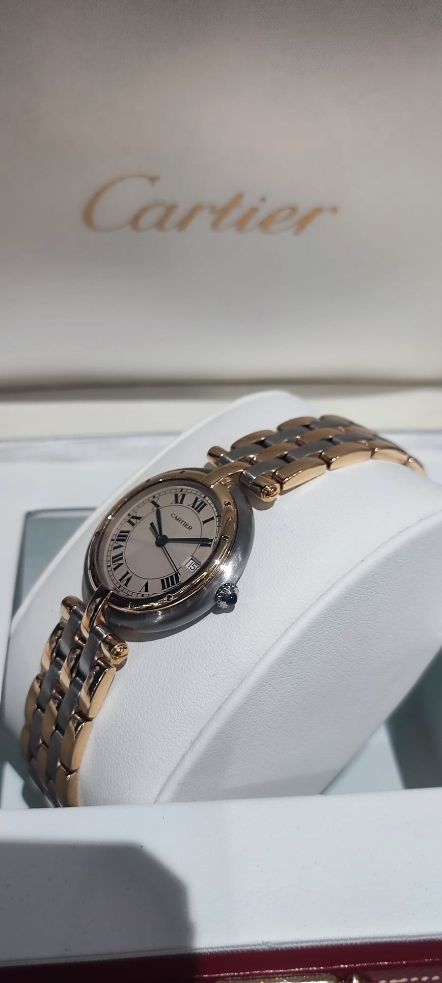 Montre Cartier Panthere Cougar Or Jaune et Acier d'occasion - Les Champs d'Or - Montre - Occasion