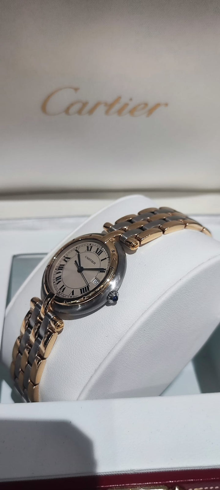 Montre Cartier Panthere Cougar Or Jaune et Acier d'occasion - Les Champs d'Or - Montre - Occasion
