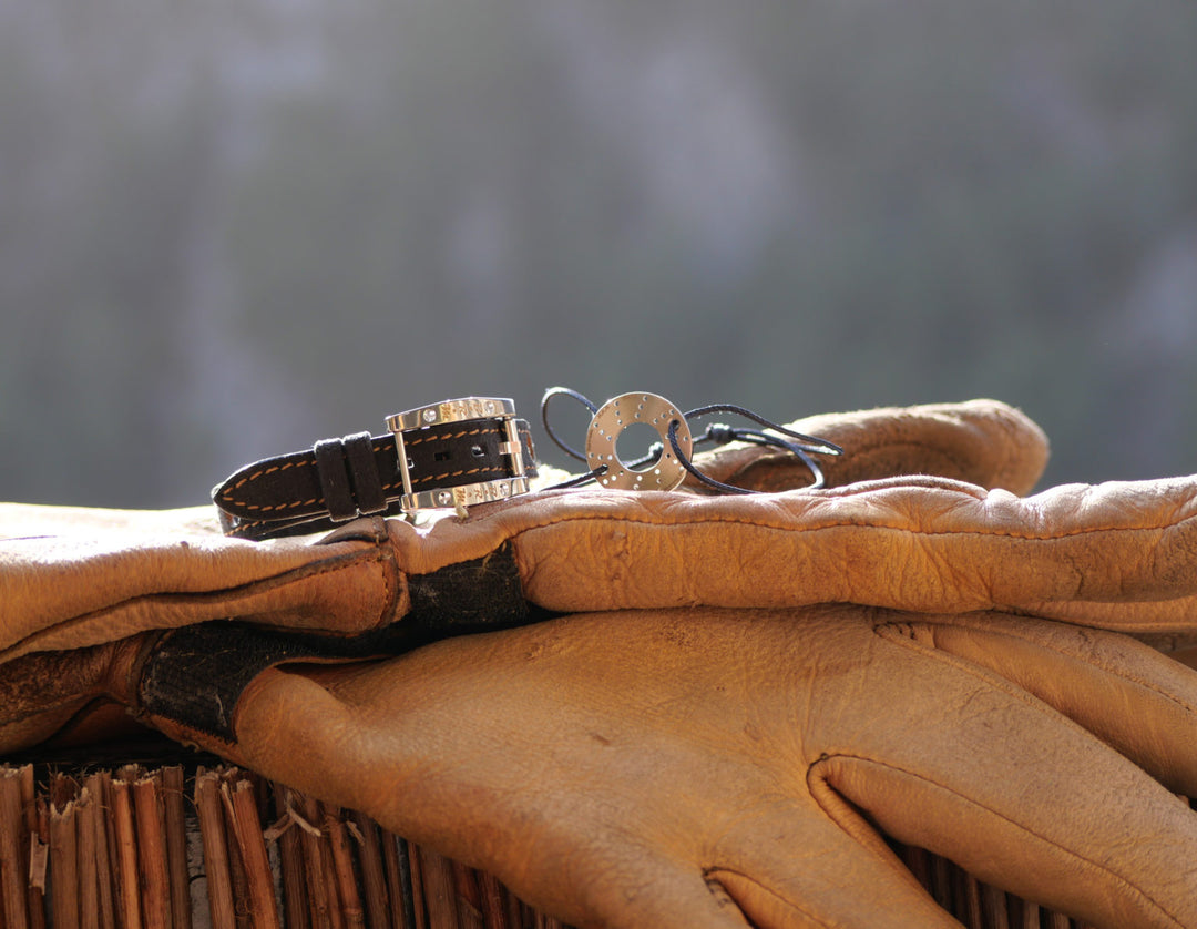 Bracelet Volant Titane et Inox Orange - B.R.M Bijoux  - Bracelet - Les Champs d'Or