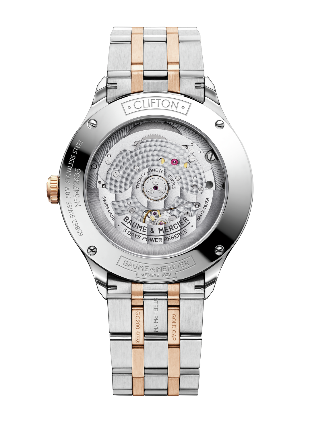 Montre Clifton Baumatic Automatique 10458 - Baume & Mercier - Les Champs d'Or