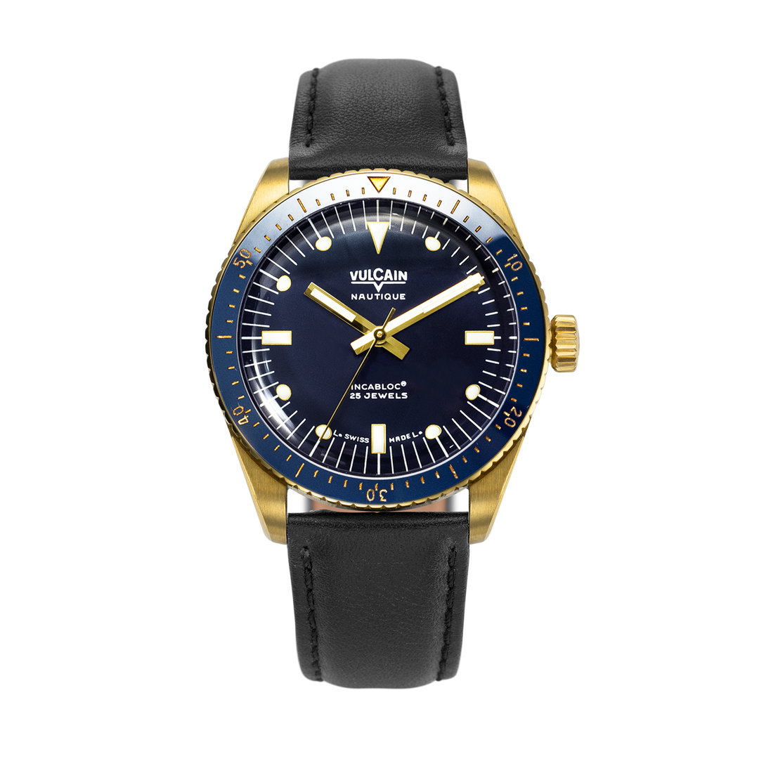 Montre Skindiver Nautique - Gold & Blue
