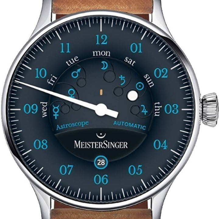 MeisterSinger - Montre Mono-Aiguille Astroscope AS902B - Les Champs d'Or