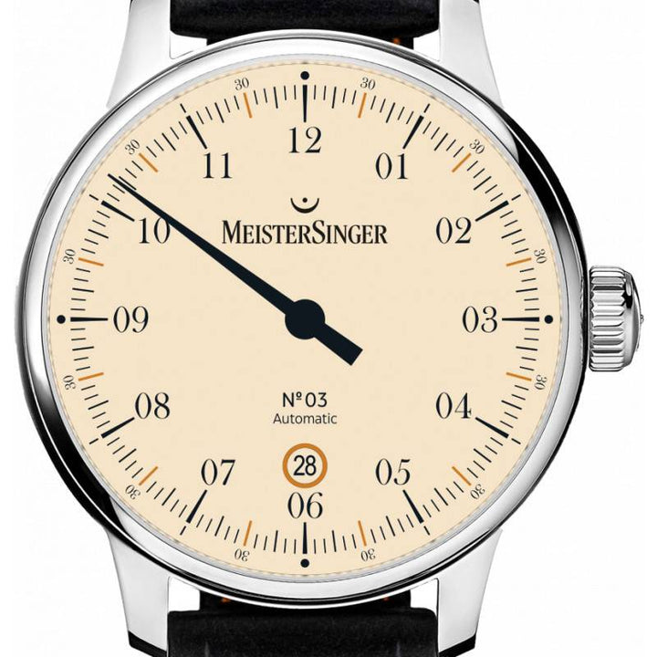 MeisterSinger - Montre Mono-Aiguille N°03- 40 Mm DM903C - Les Champs d'Or