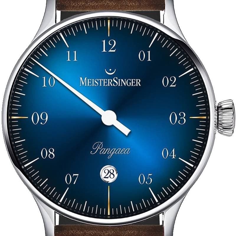 MeisterSinger - Montre Mono-Aiguille Pangaea Date PMD908D - Les Champs d'Or