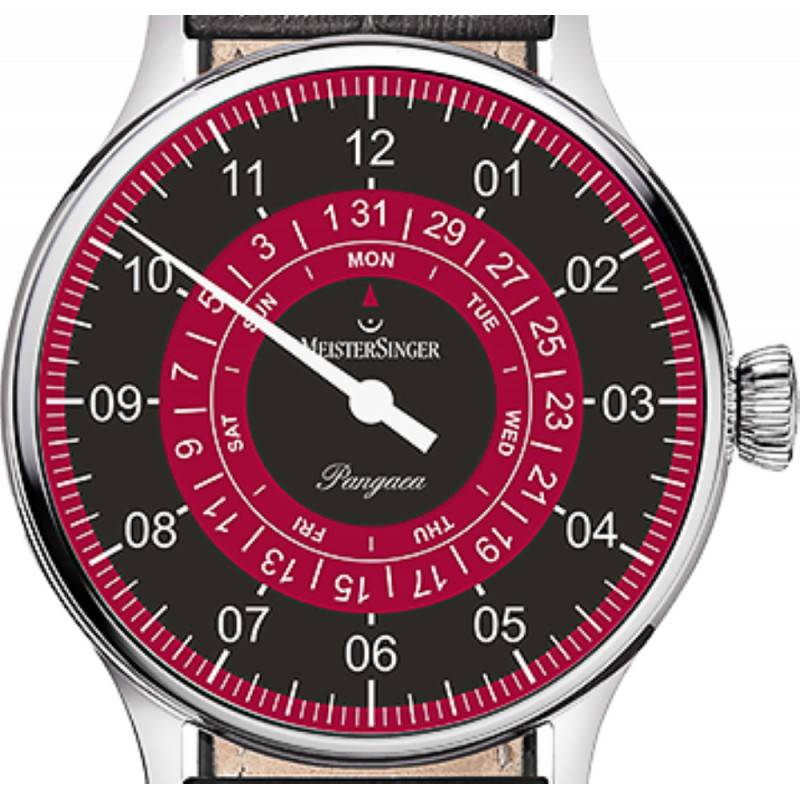 MeisterSinger - Montre Mono-Aiguille Pangaea Day Date PDD902R - Les Champs d'Or