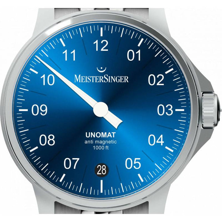 MeisterSinger - Montre Mono-Aiguille Unomat UN918 - Les Champs d'Or