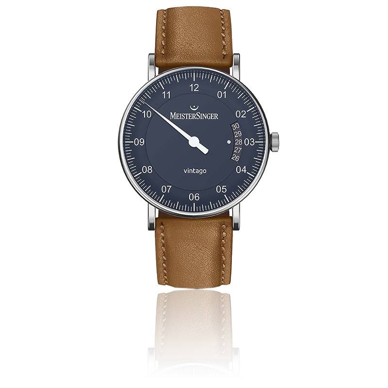 MeisterSinger - Montre Mono-Aiguille Vintago VT902 - Les Champs d'Or