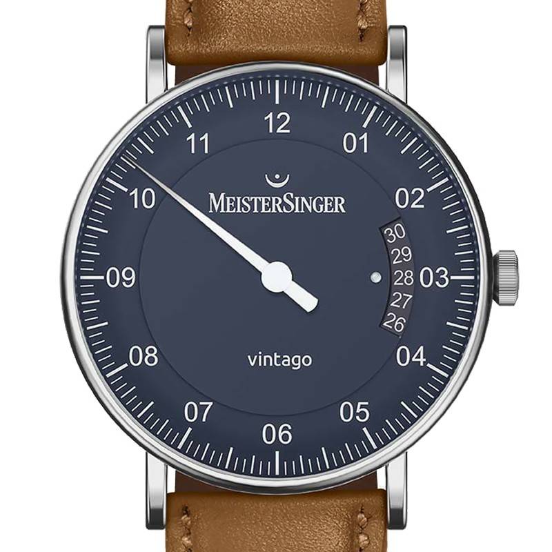 MeisterSinger - Montre Mono-Aiguille Vintago VT908 - Les Champs d'Or