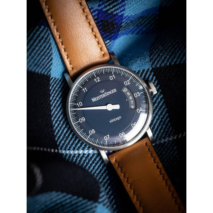 MeisterSinger - Montre Mono-Aiguille Vintago VT908 - Les Champs d'Or