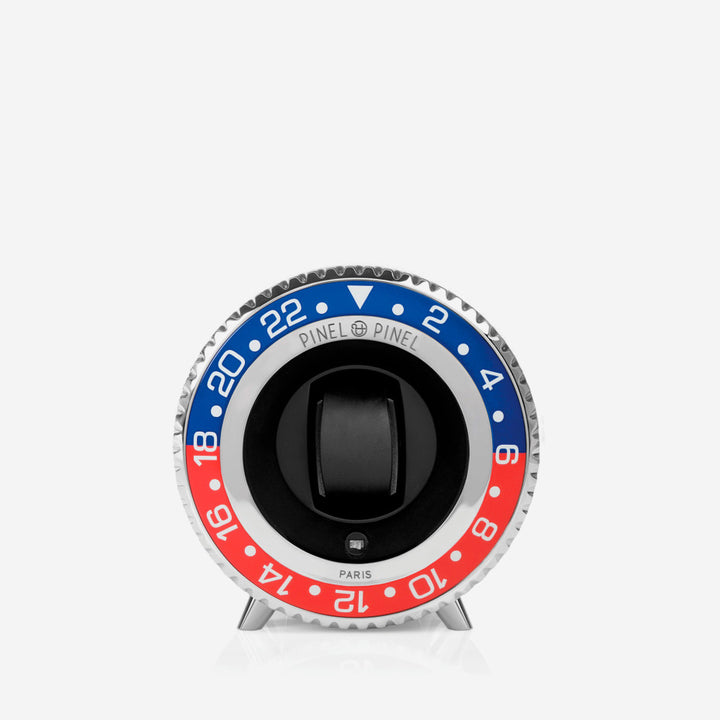 Twin GMT Blue&Red/Silver Toile Azur - Pinel & Pinel  - Remontoir - Les Champs d'Or