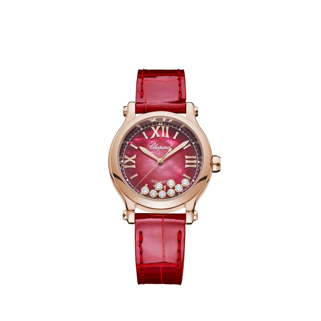 Montre Happy Sport Automatique Or Rose 275378-5005 - Montre - Chopard - Les Champs d'Or