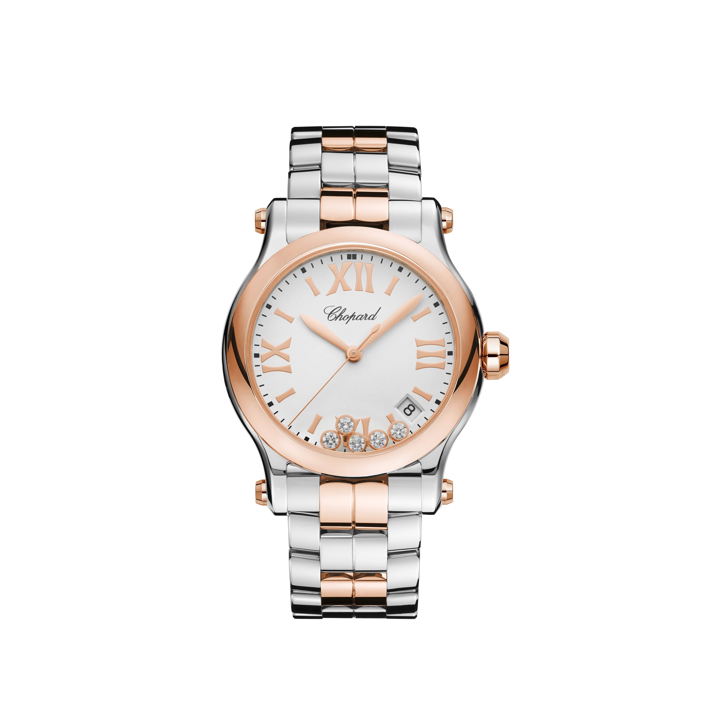 Montre Chopard Montre Happy Sport Quartz Or Rose 278582-6002 Les