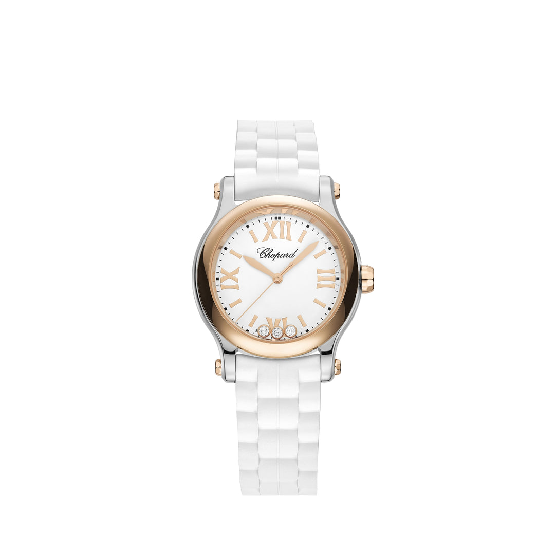 Montre Happy Sport Quartz Or Rose 278590-6001 - Montre - Chopard - Les Champs d'Or