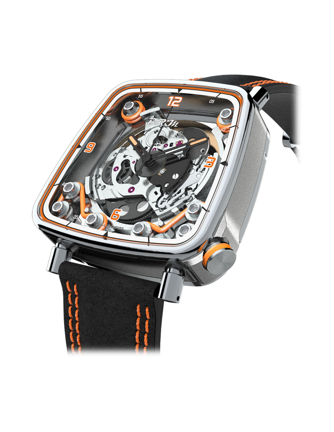 Montre FF39-40-TG-LFG Aiguilles Orange -  B.R.M - Les Champs d'Or