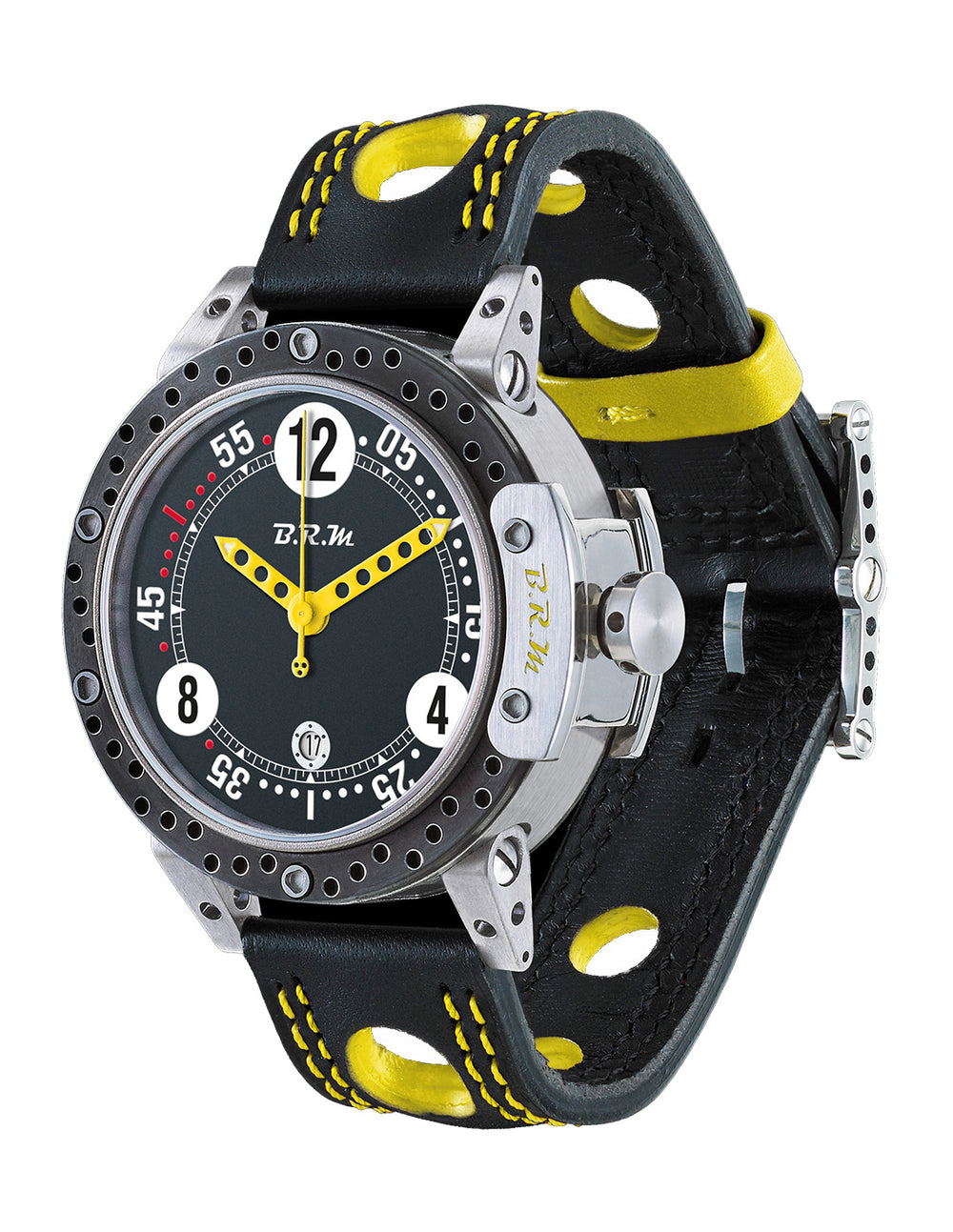 Montre BRM DDF6-46 Aiguilles Jaune -  B.R.M - Les Champs d'Or