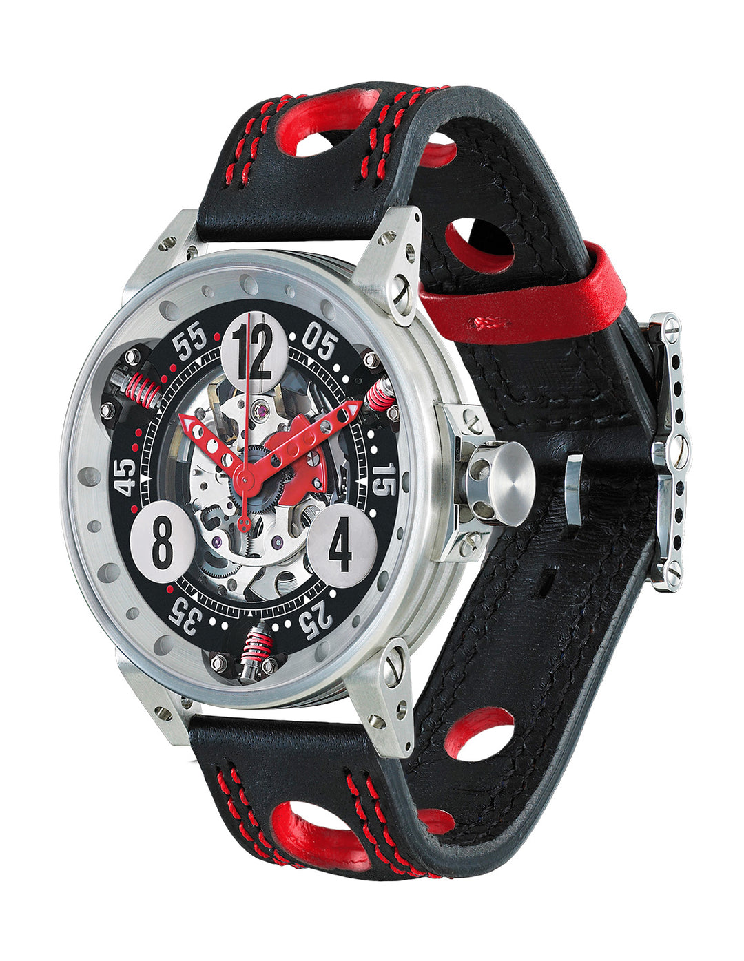 Montre V6-44-SA-SQ Aiguilles Rouge -  B.R.M - Les Champs d'Or