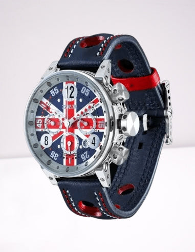 Montre V12-44-GT Drapeau Royaume Uni (UK) -  B.R.M - Les Champs d'Or