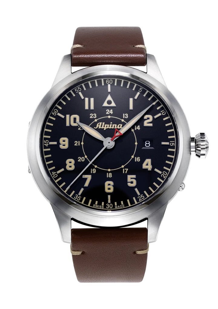 Alpina - Montre Startimer Pilot Heritage Automatique - Les Champs d'Or