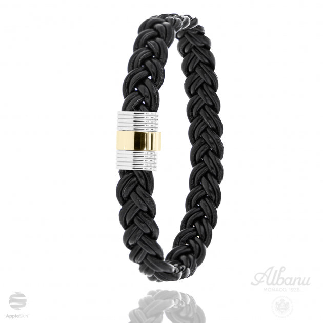 Bracelet Albanu Monaco Cuir de Pomme Macoun - 607 FCP ORAC - Albanu  - Bracelet - Les Champs d'Or