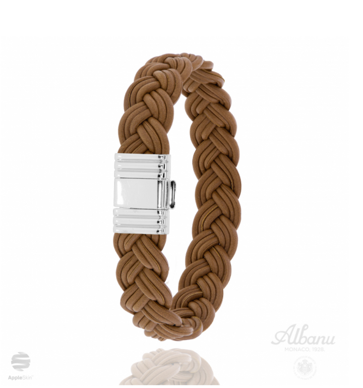 Bracelet Albanu Monaco Cuir de Pomme Honeycrisp - 696 FCP AC - Albanu  - Bracelet - Les Champs d'Or
