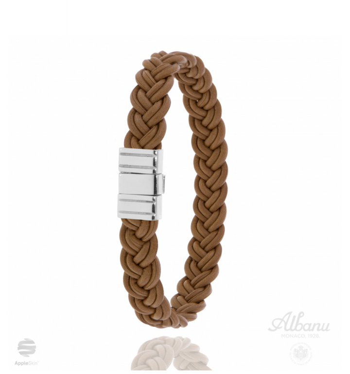 Bracelet Albanu Monaco Cuir de Pomme Mini Honeycrisp - 696P FCP AC - Albanu  - Bracelet - Les Champs d'Or