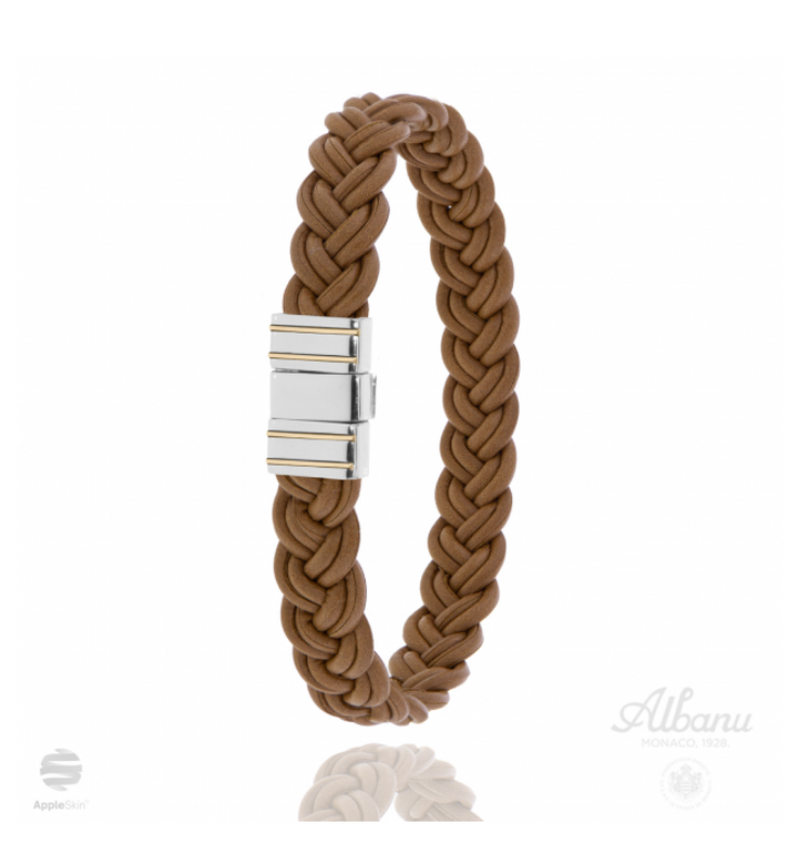 Bracelet Albanu Monaco Cuir de Pomme Mini Goldrush - 698P FCP ORAC - Albanu  - Bracelet - Les Champs d'Or