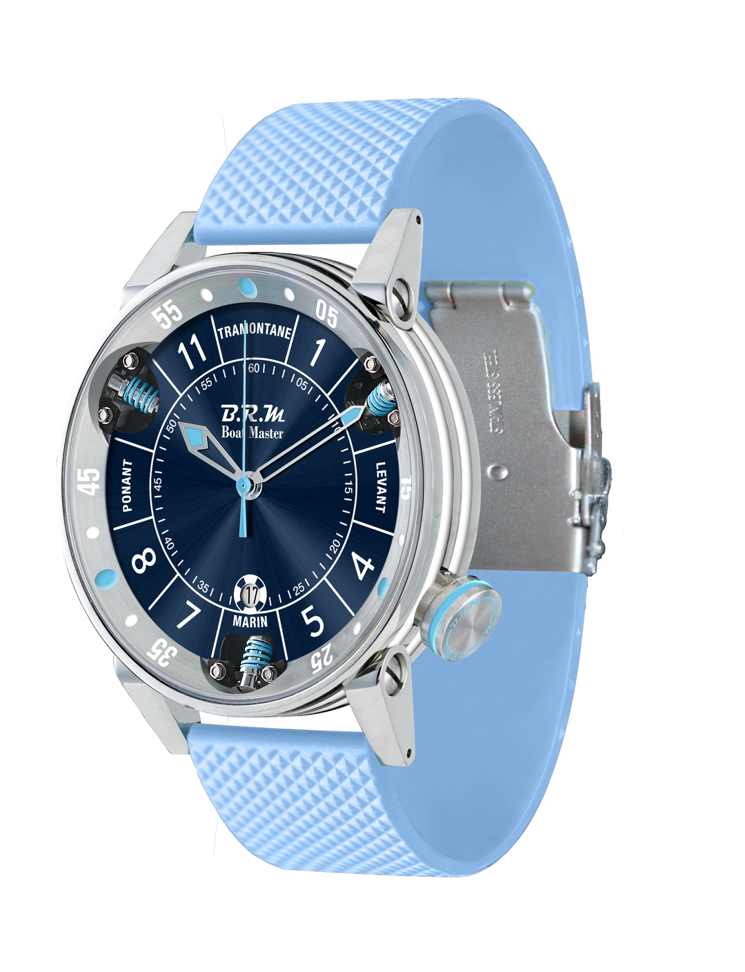 Montre Boat Master Bleu Ciel - - B.R.M - Montre - Les Champs d'Or