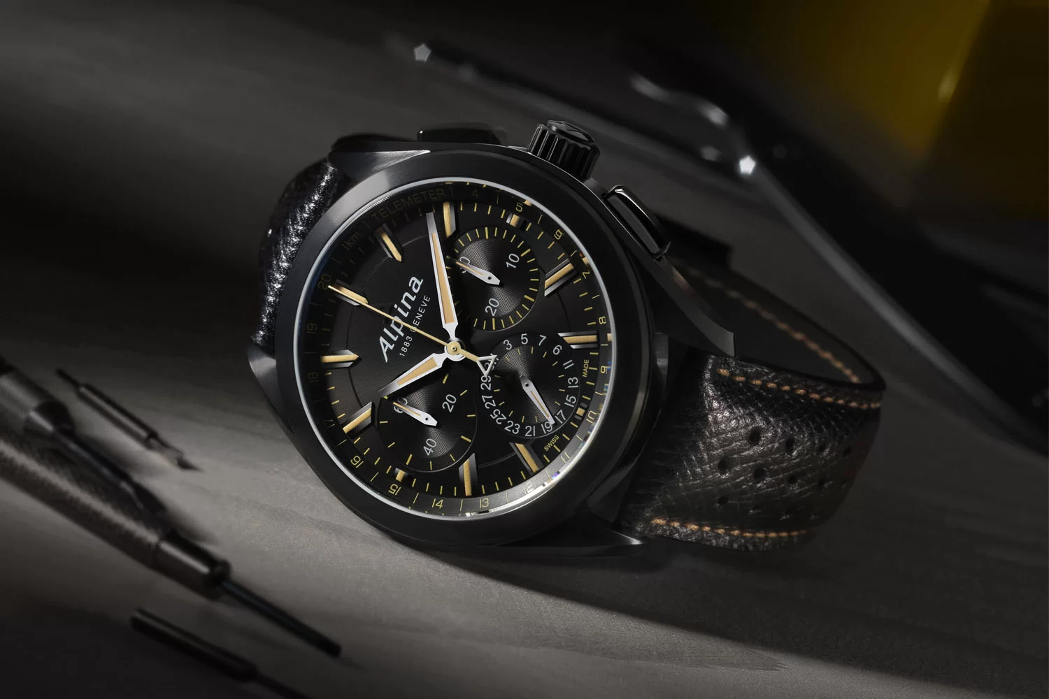 La collection de montres Alpina - Les Champs d'Or