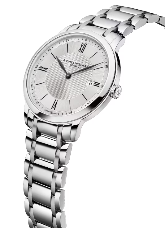Baume & Mercier Classima M0A10883 – Quartz 40mm Acier / Bracelet Acier