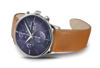 Montre Meister Chronoscope acier cadran bleu 027/4526.03 - Montre - Junghans - Les Champs d'Or