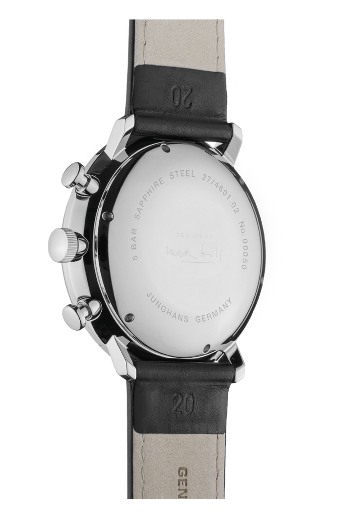 Montre Max Bill  Chronoscope 027/4601.02 - Montre - Junghans - Les Champs d'Or