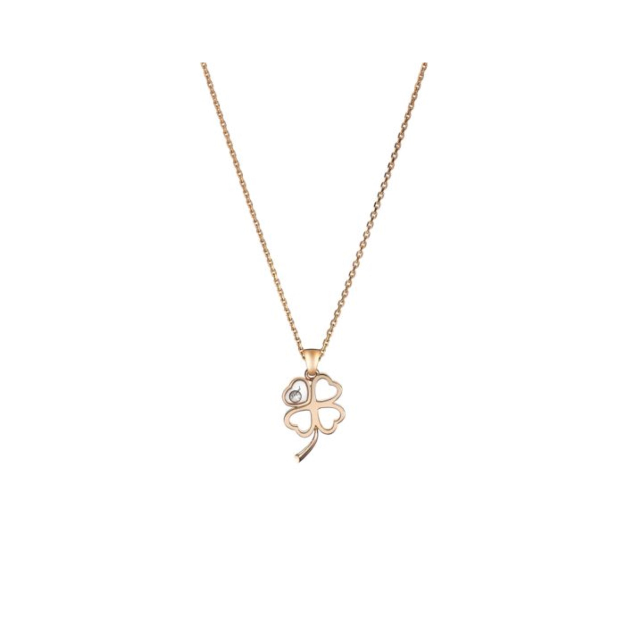 Chopard Happy Diamonds Icons Rose Gold Clover Pendant Les Champs