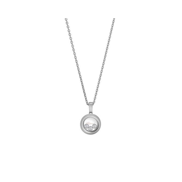Pendentif Happy Diamonds Icons Or Blanc 79A018-1001 - Chopard Joaillerie - Pendentif - Les Champs d'Or