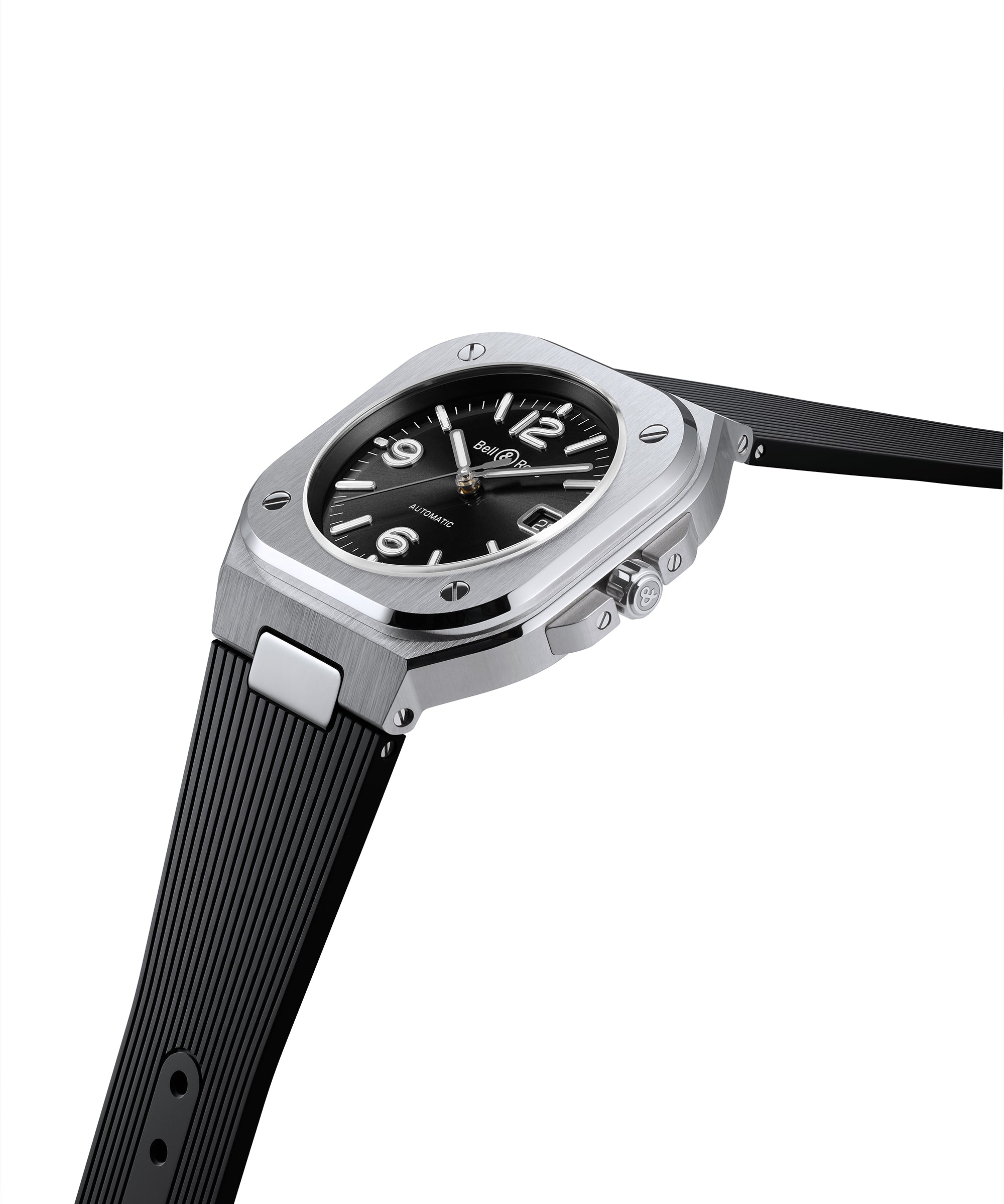 Bell & Ross BR 05 Black Steel watch - Les Champs d'Or