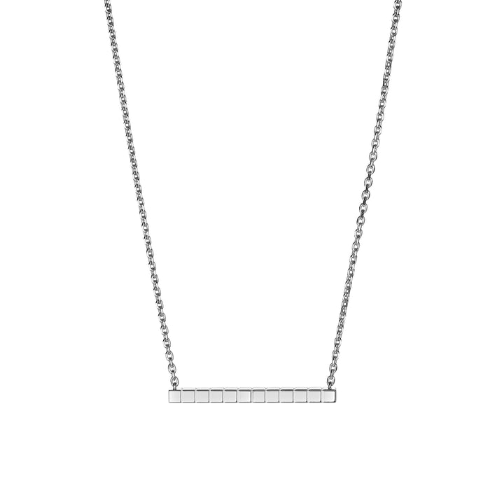 Collier Ice Cube Pure Or Blanc Semi Sertis 817702-1002 - Chopard Joaillerie - Collier - Les Champs d'Or