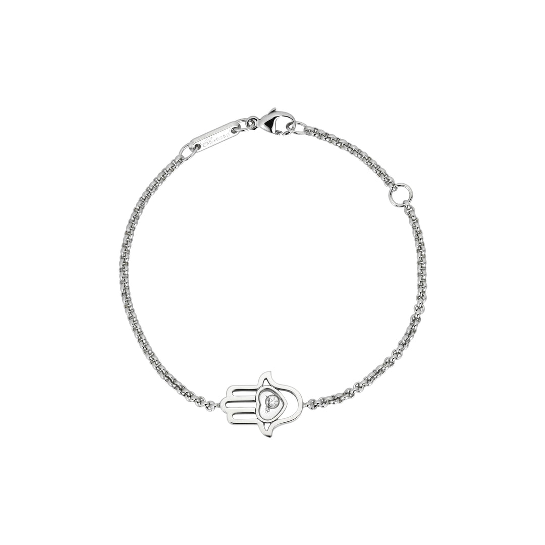 Bracelet Happy Diamonds Or Blanc 857864-1001 - Bracelet - Chopard Joaillerie - Les Champs d'Or