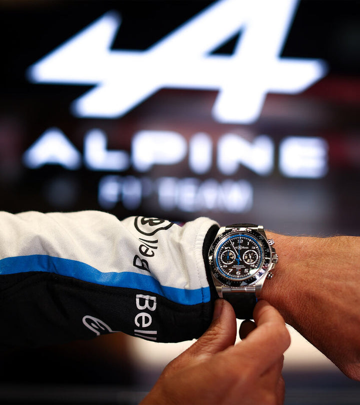 Bell & Ross - BRV3-94 A521 Alpine Edition Limitée Bracelet Cuir - Les Champs d'Or