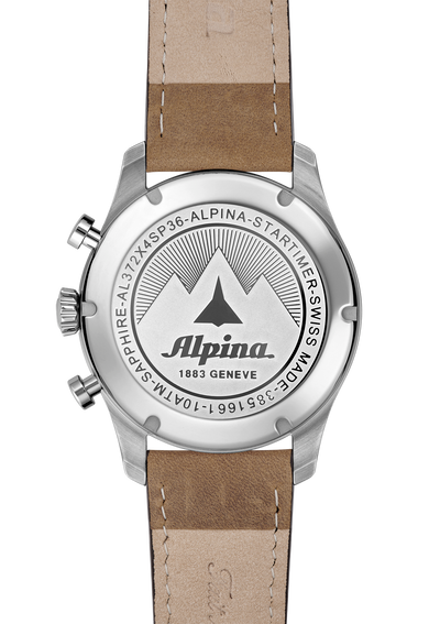 Alpina - Montre Startimer Pilot Quartz Chronograph Big Date Petroleum Blue - Les Champs d'Or