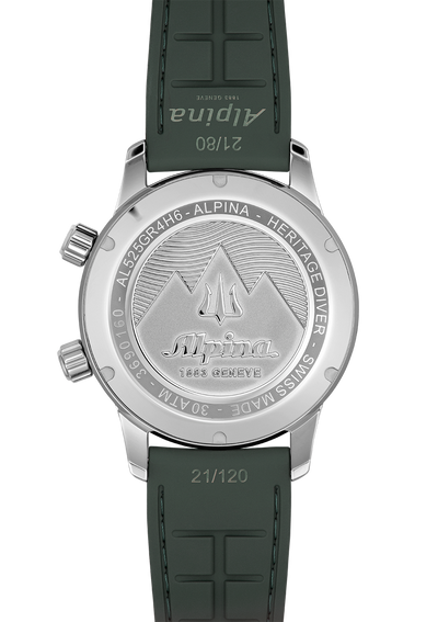 Alpina - Montre Seastrong Diver 300 Heritage Green - Les Champs d'Or