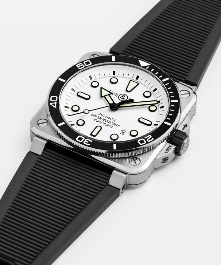 BR 03-92 DIVER WHITE STEEL