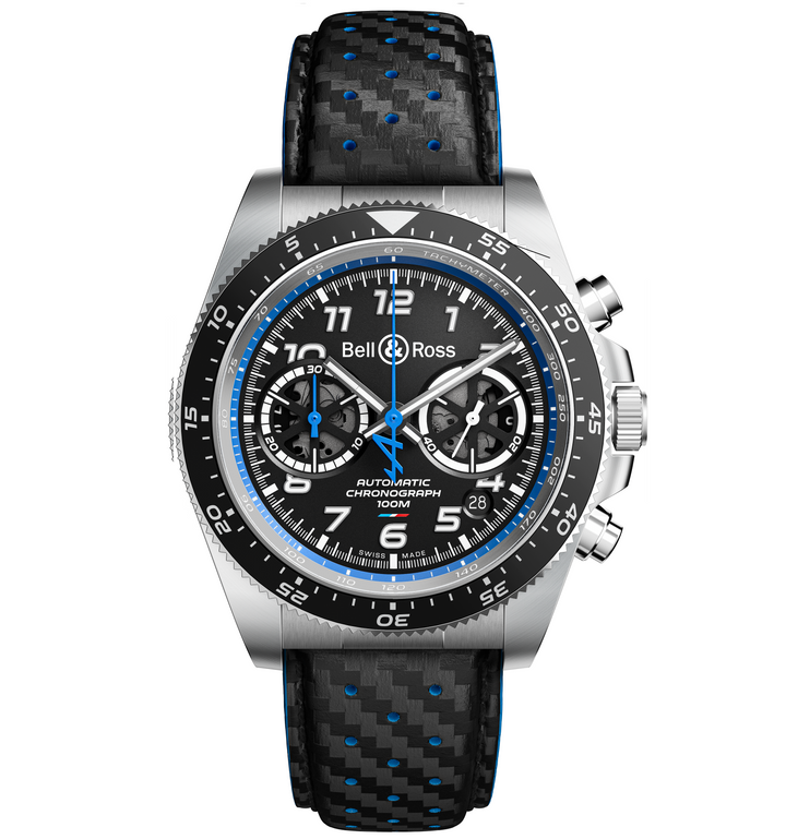 Montre BR V3-94 A521 Alpine Edition Limitée Bracelet Cuir - Montre - Bell & Ross - Les Champs d'Or
