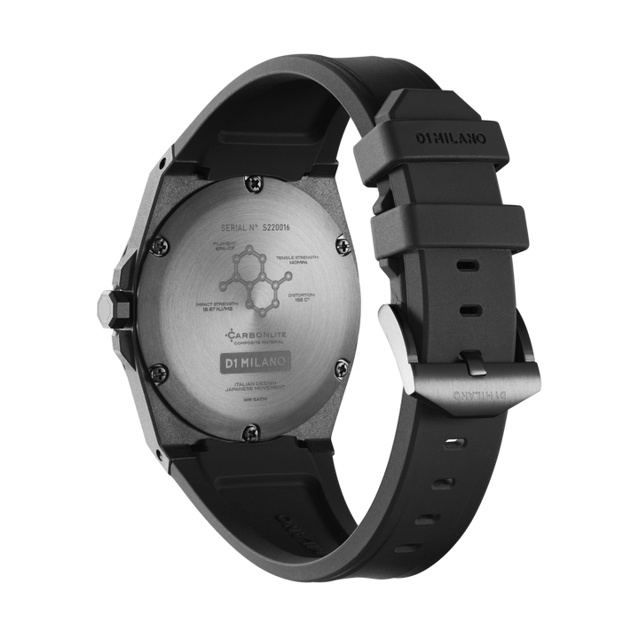 Montre Carbonlite Noire - Montre - D1 Milano - Les Champs d'Or