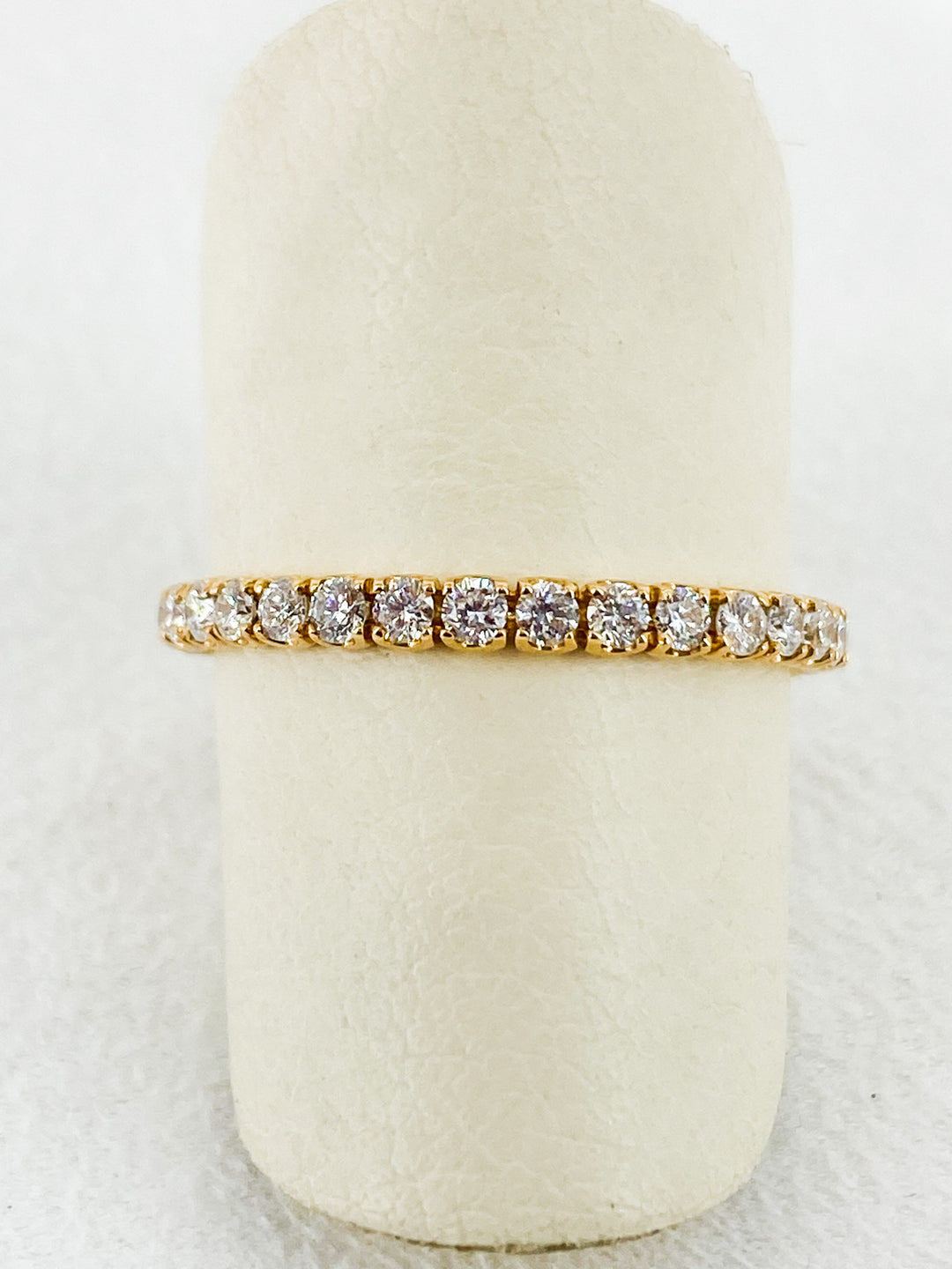Bague de fiançailles Sertis de Diamant en Or Jaune Taille 53 -  - Sublime Diamant - Bagues - Les Champs d'Or