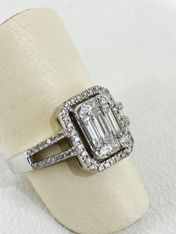 Bague Halo Sertis De Diamant -  - Purity Jewelry - Bagues - Les Champs d'Or