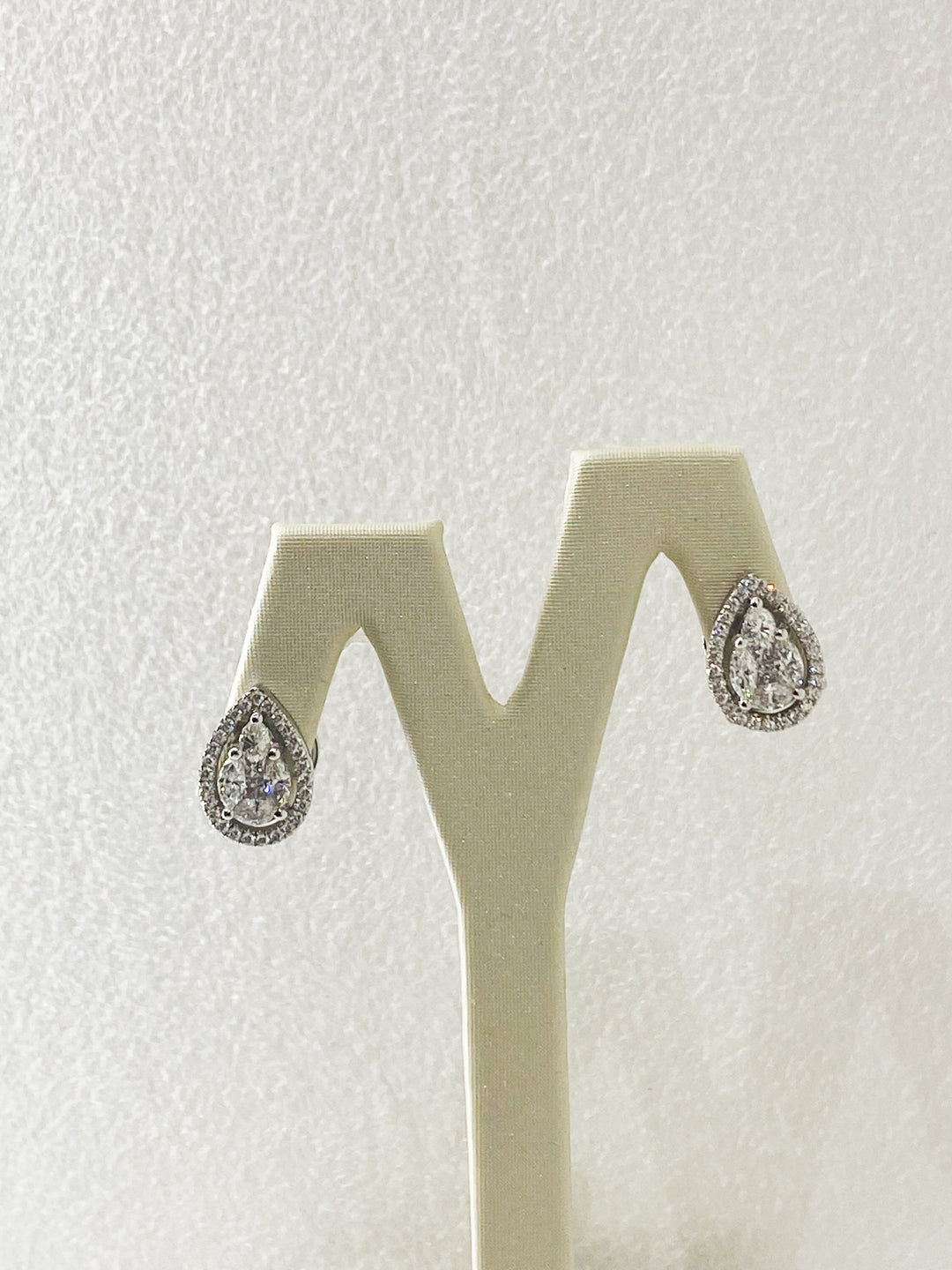 Boucles d'Oreilles Forme Taille Poire et Diamant -  - Purity - Boucle d'oreille - Les Champs d'Or